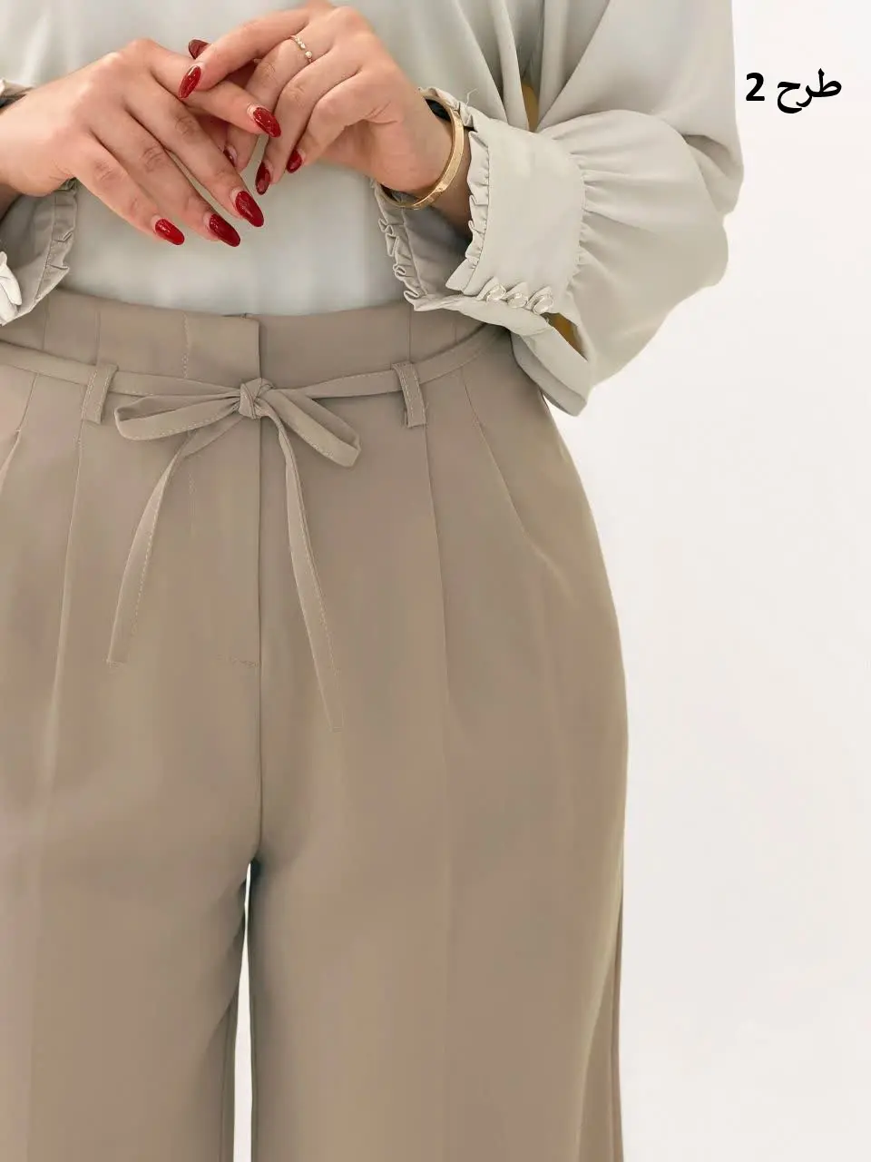 3718-شلوار فول بگ هرمس